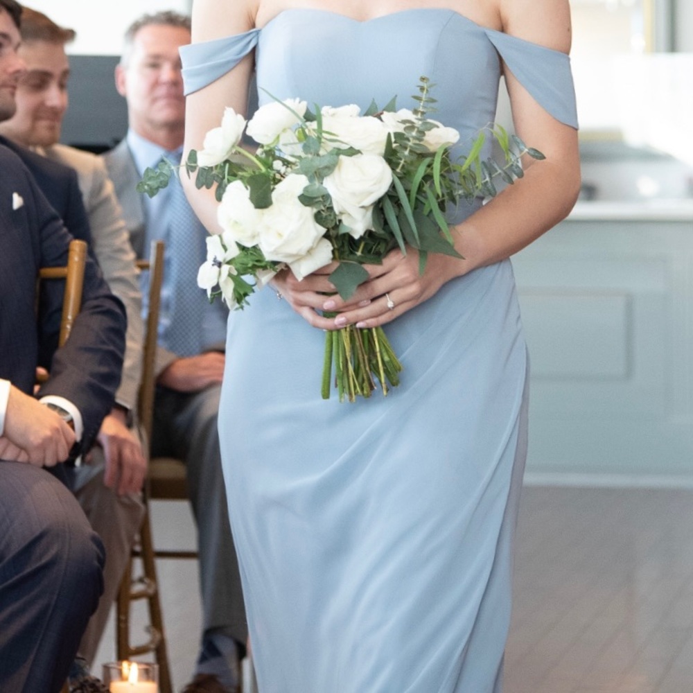 Blue Azazie bridesmaid or formal dress